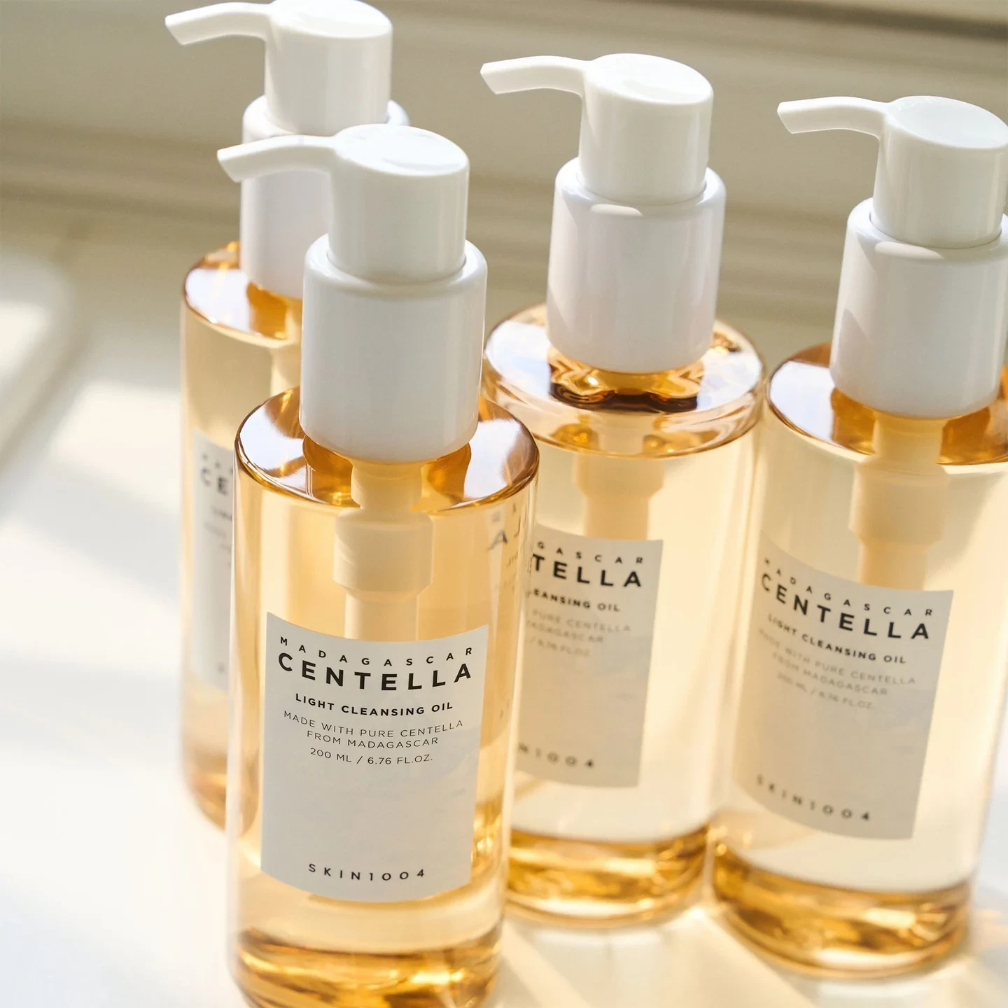 Skin1004 cleansing oil - Aplicación en rostro