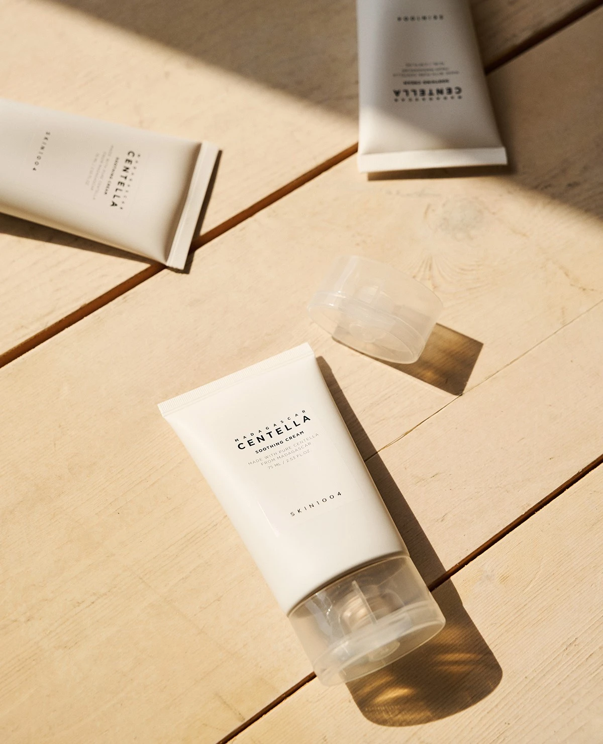 Skin1004 Centella Soothing Cream - Aplicación en rostro