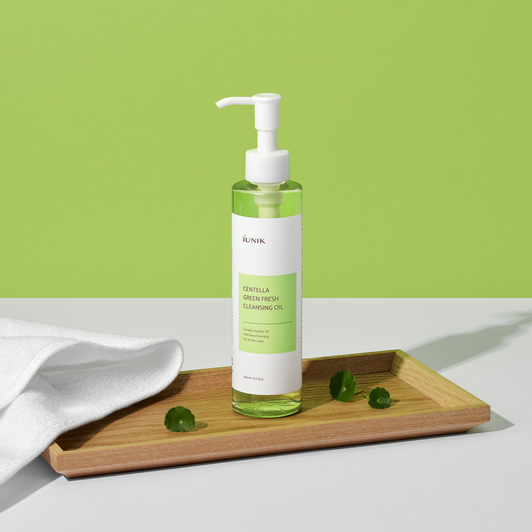 iUNIK Centella Green Fresh Cleasing Oil - Imagen 2
