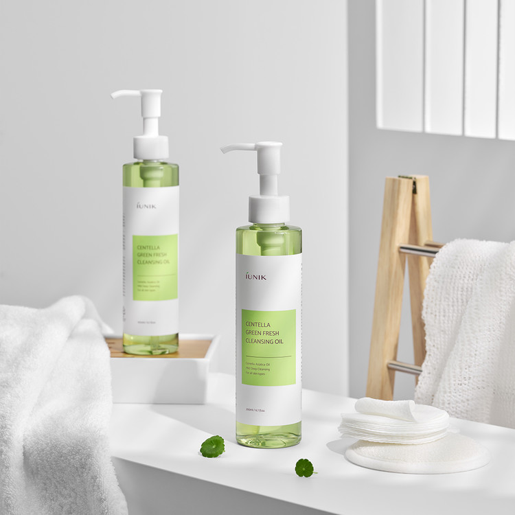 iUNIK Centella Green Fresh Cleasing Oil - Imagen 3