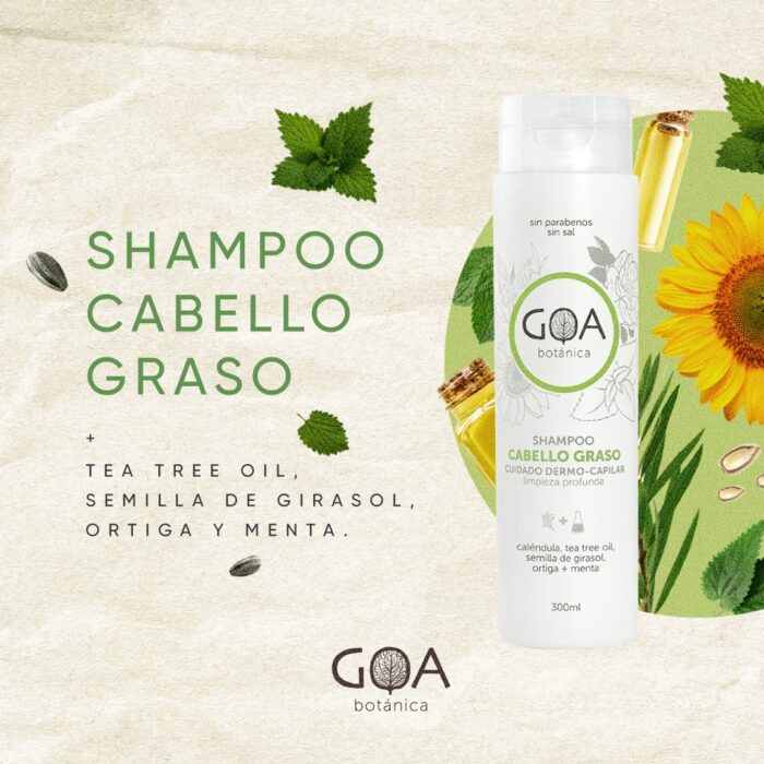 GOA Botánica Shampoo Cabello Graso