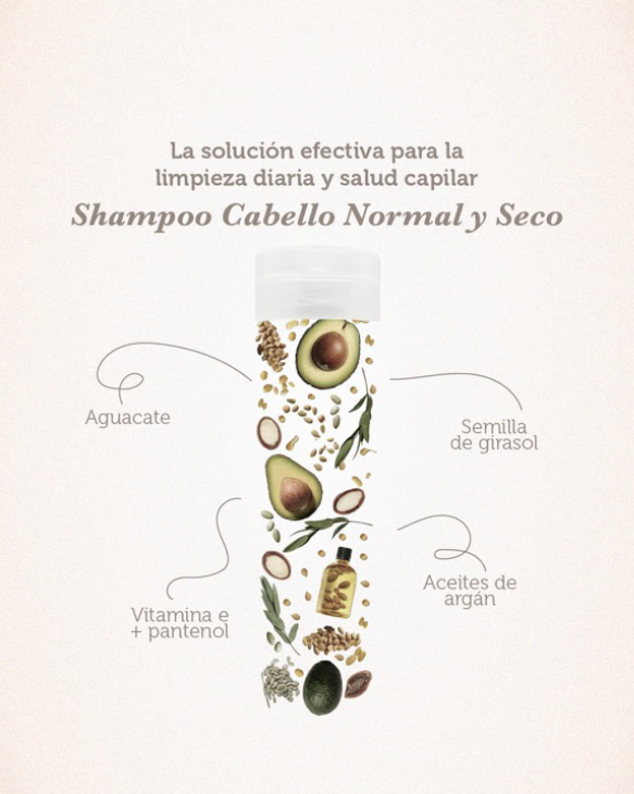 GOA Botánica Shampoo Cabello Normal y Seco - Imagen 2