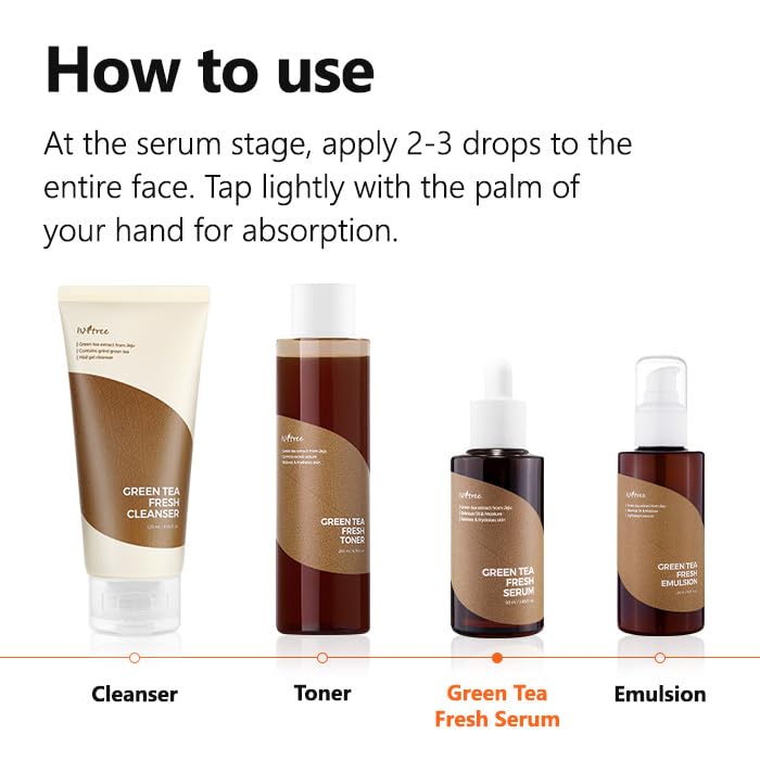Isntree Green Tea Fresh Serum - Imagen 7