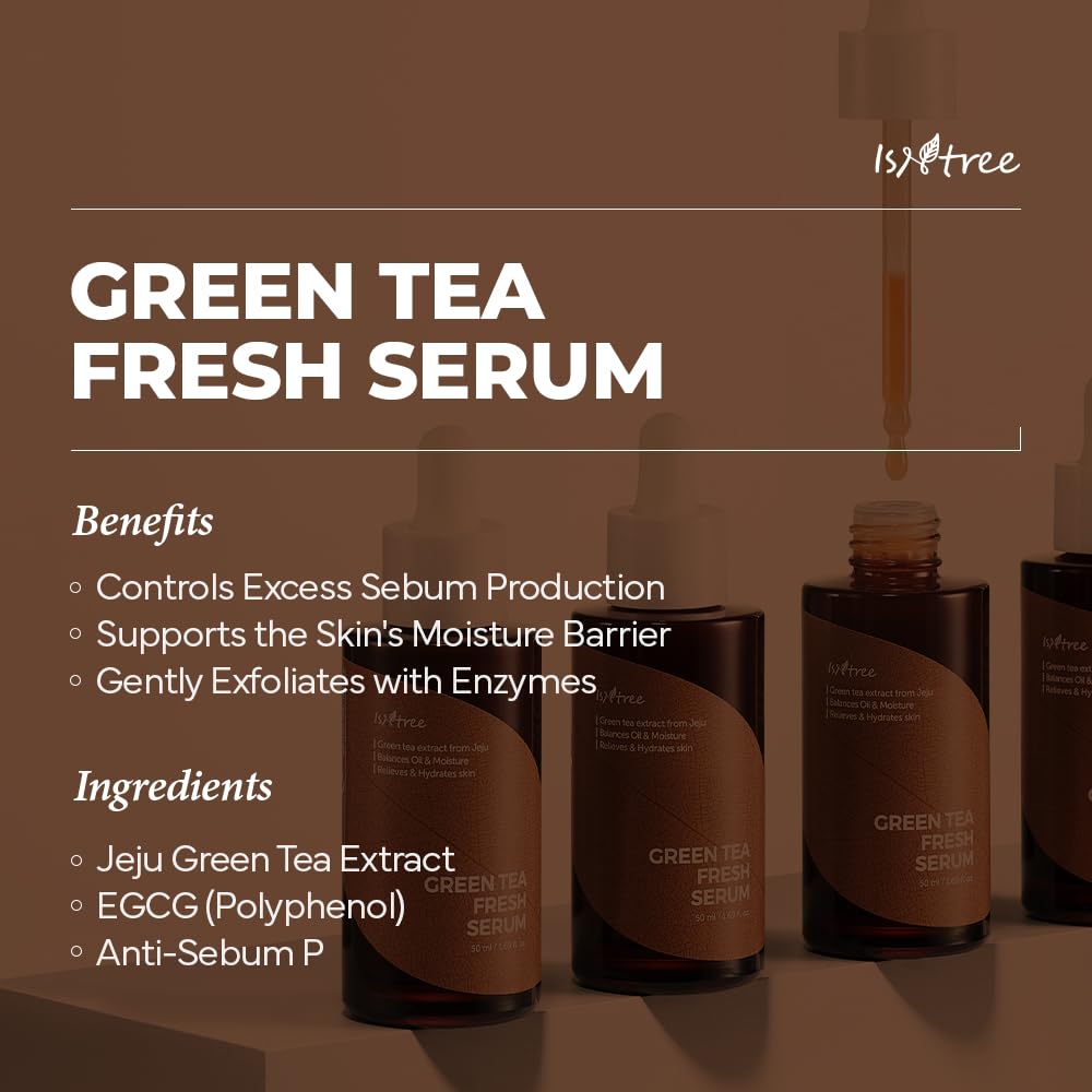 Isntree Green Tea Fresh Serum - Imagen 8