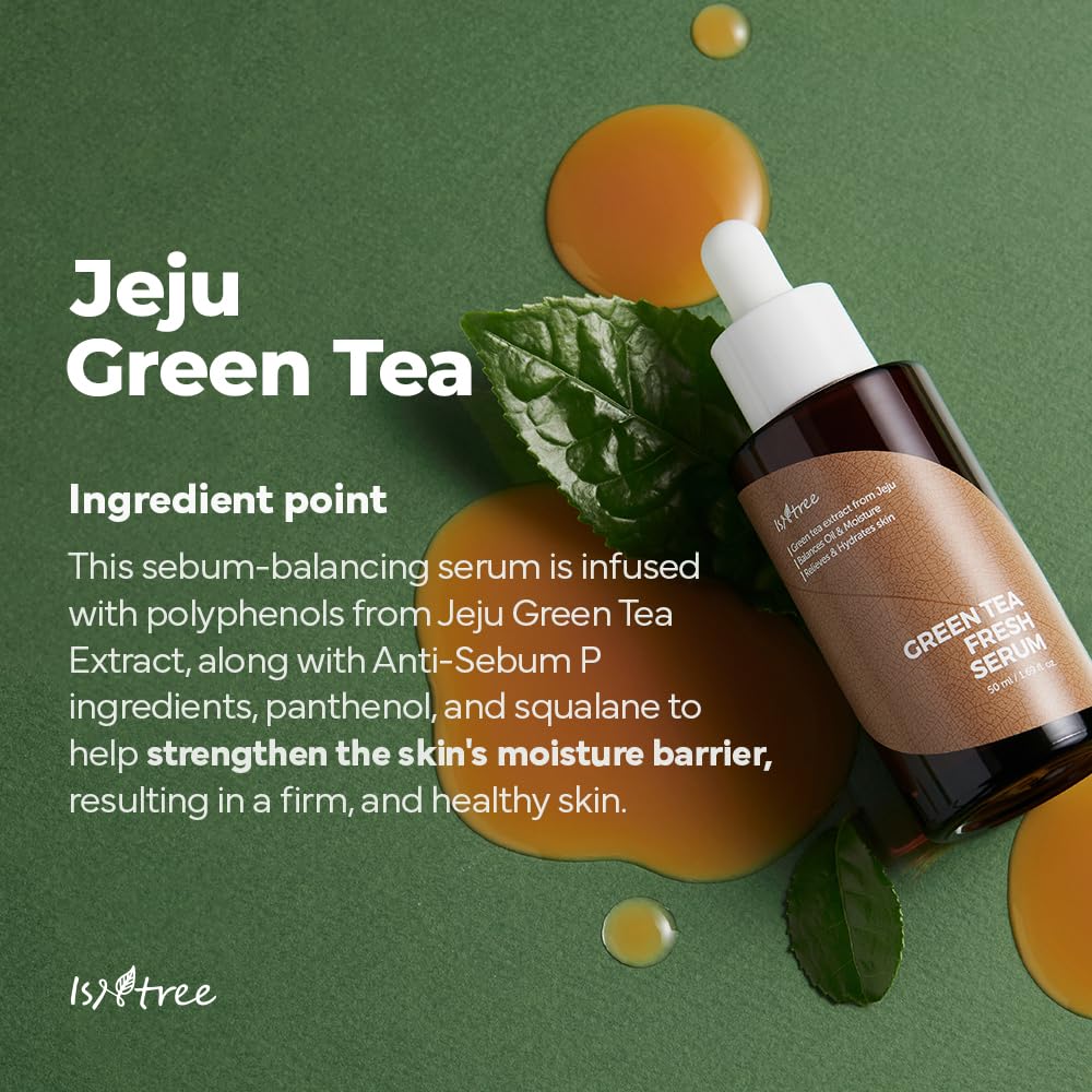 Isntree Green Tea Fresh Serum - Imagen 9