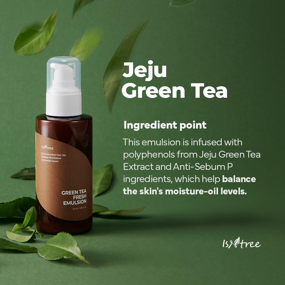 Isntree Green Tea Fresh Emulsion - Imagen 6