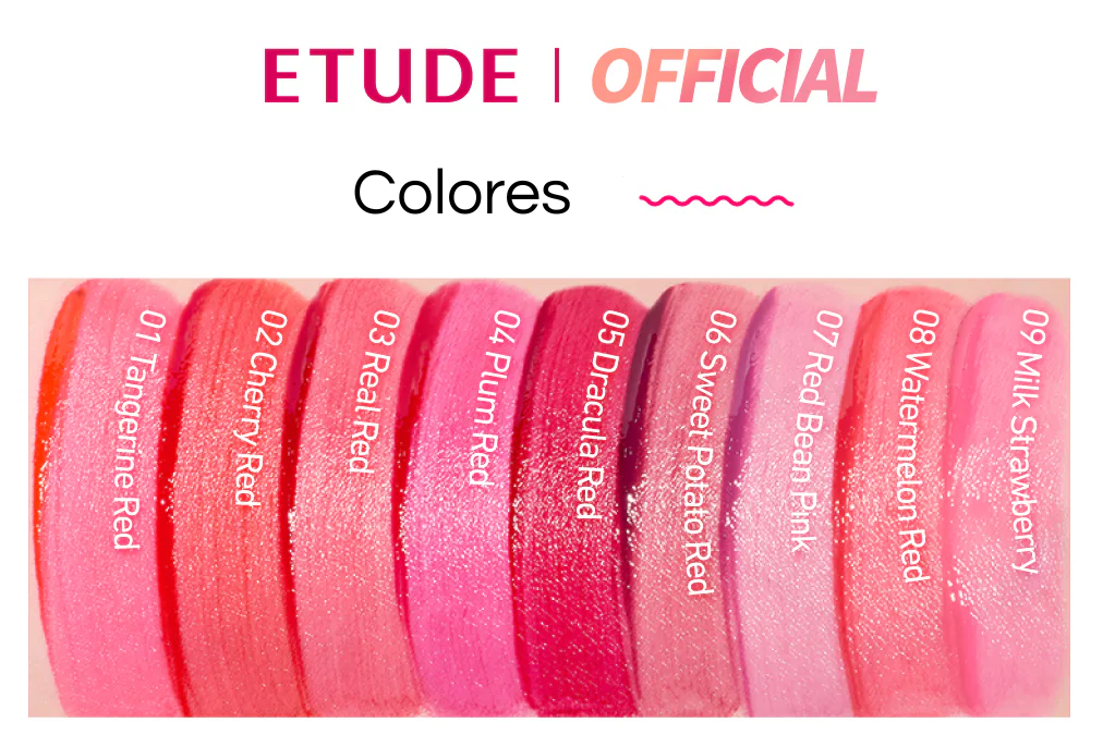 Dear Darling Water Gel Tint tonos - Gama completa colores
