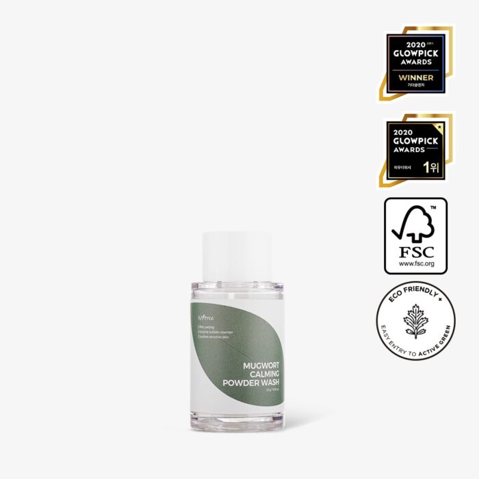 Isntree Mugwort Calming Powder Wash