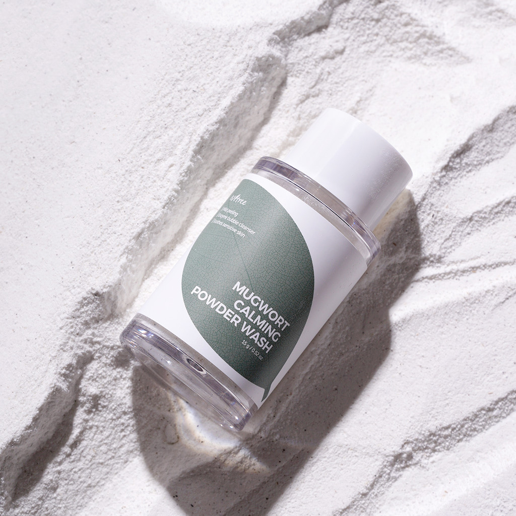 Isntree Mugwort Calming Powder Wash - Imagen 4