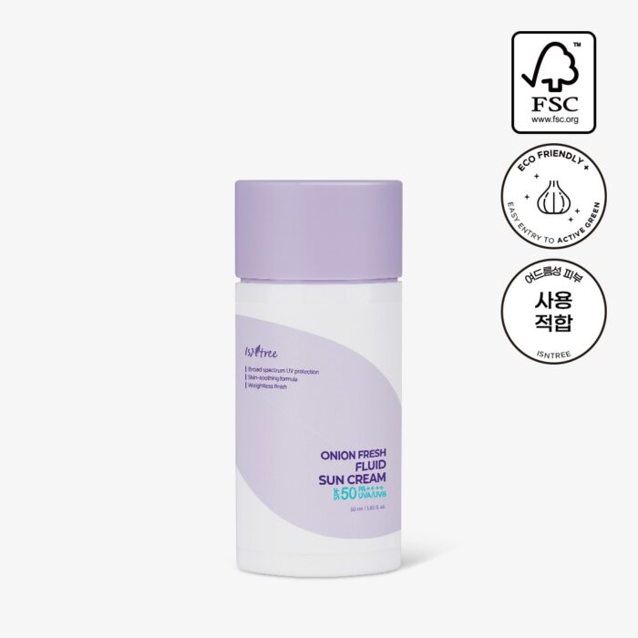 Isntree Onion Fresh Fluid Sun Cream SPF50+ PA++++