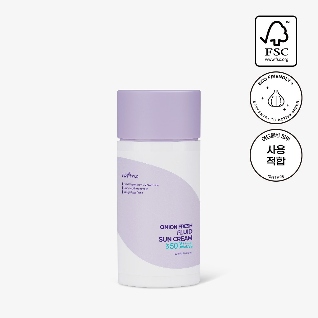 Isntree Onion Fresh Fluid Sun Cream SPF50+ PA++++