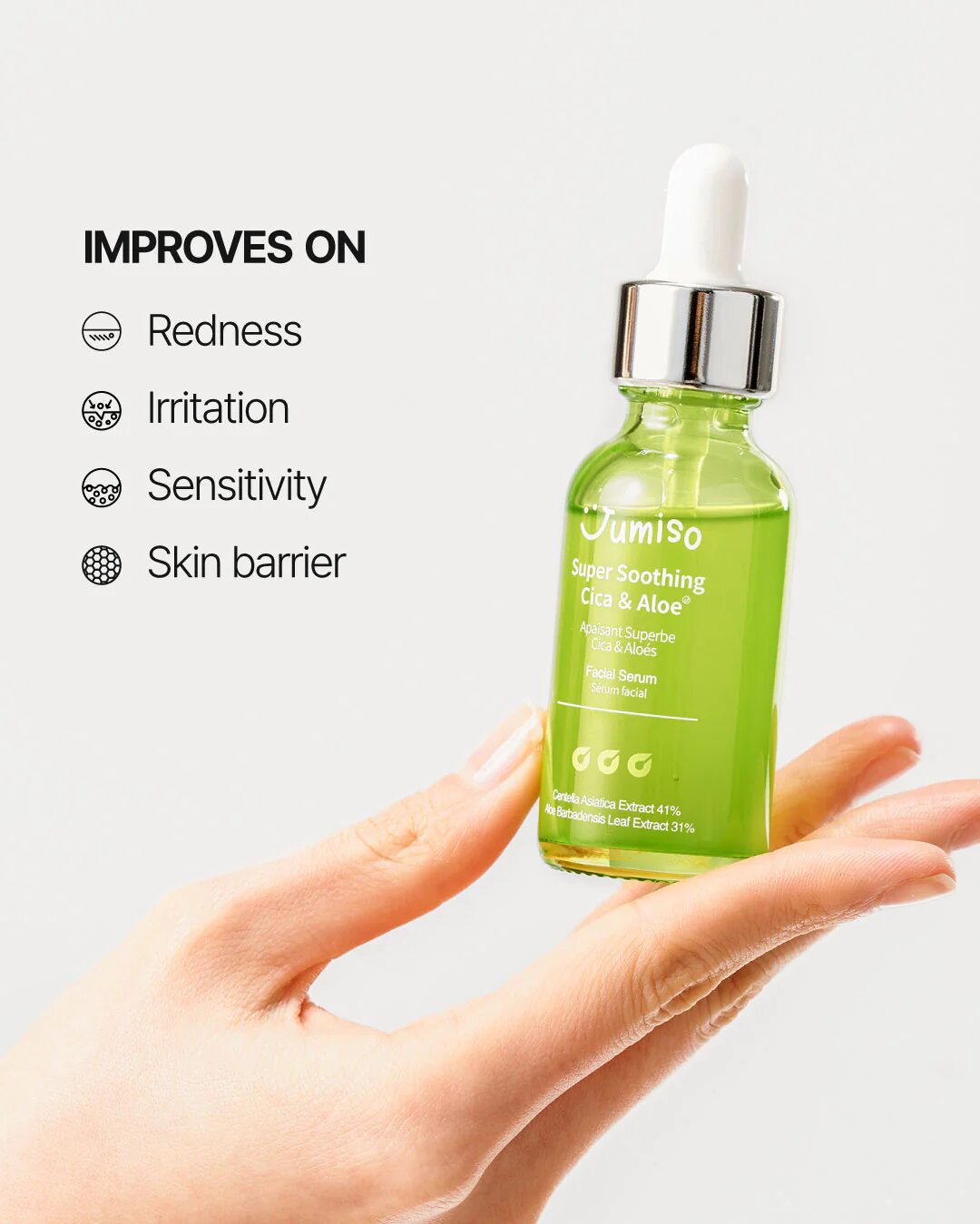 Jumiso Super Soothing Cica & Aloe Facial Serum - Imagen 2
