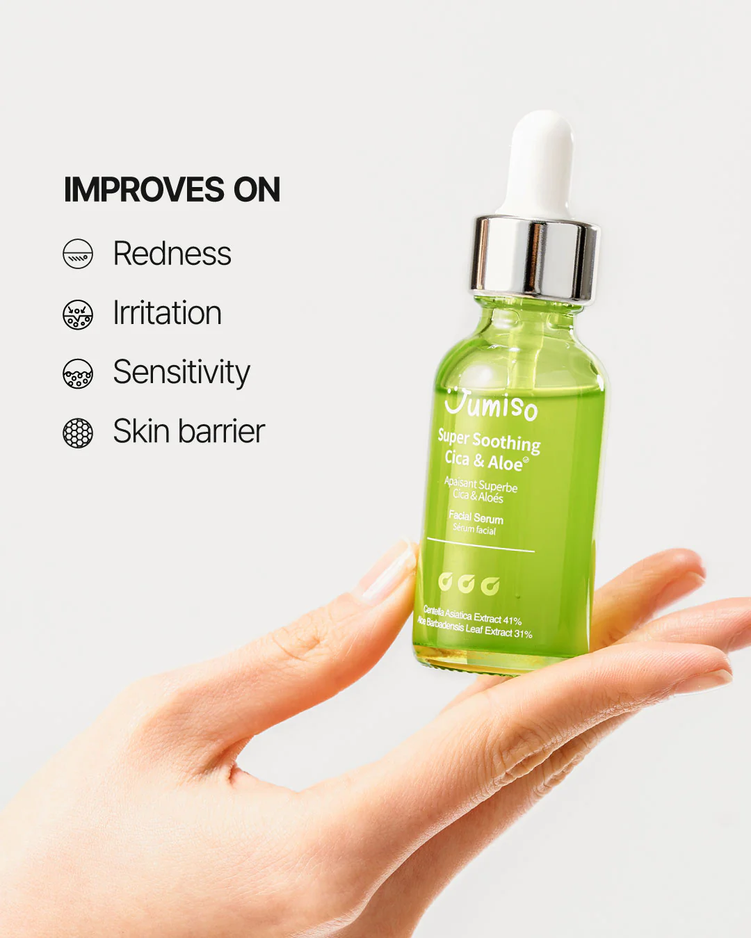 Jumiso Super Soothing Cica & Aloe Facial Serum - Imagen 2