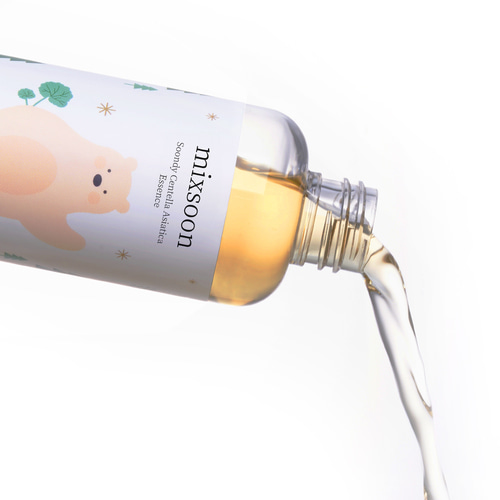 Mixsoon Centella Asiatica Essence - aplicación en rostro piel sensible