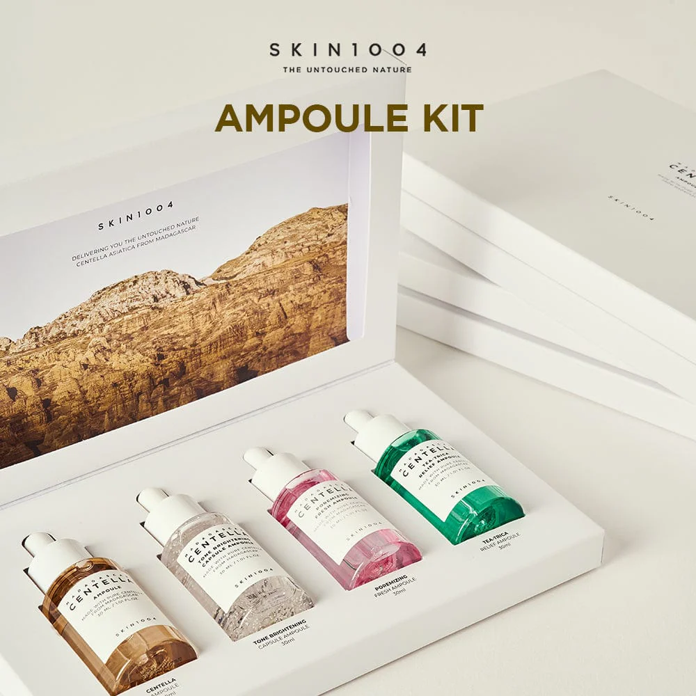 Centella Ampoule Kit - Set de 4 ampollas especializadas Skin1004