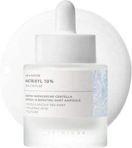 Matrixyl Boosting Shot Ampoule - Aplicación en rostro para hidratación profunda