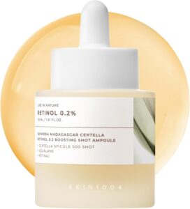 Retinol Boosting Shot Ampoule - Aplicación nocturna en rostro
