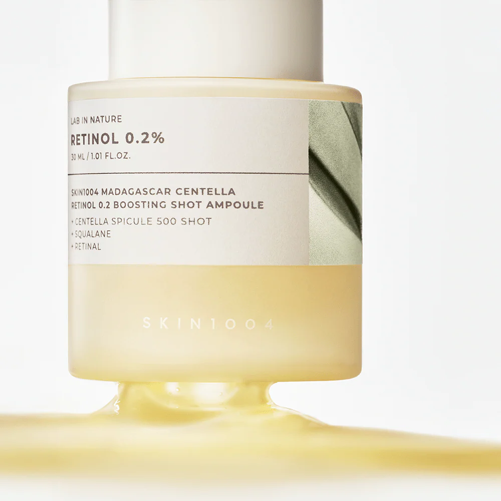 Skin1004 Madagascar Centella Retinol 0.2 Boosting Shot Ampoule - Imagen 3