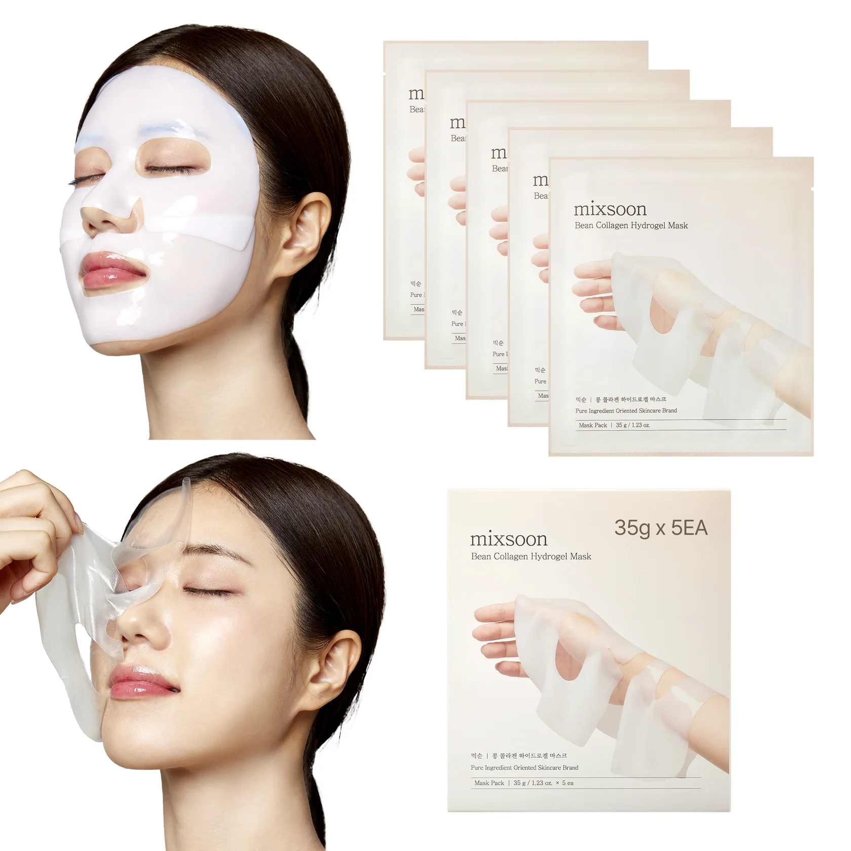 Mixsoon Bean Collagen Hydrogel Mask - Imagen 5