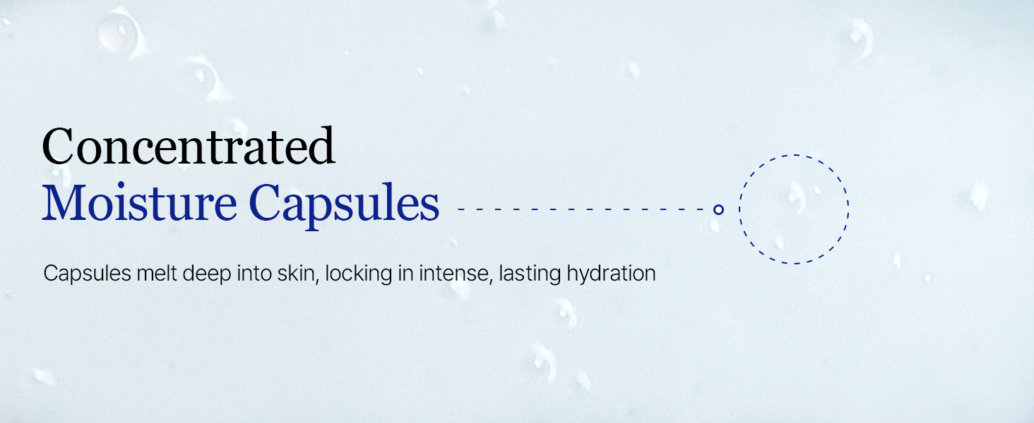 hidratante coreano no comedogénico - cápsulas moisture