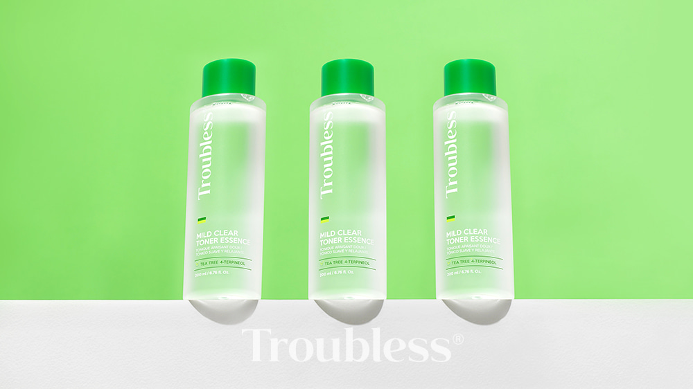 Troubless Mild Clear Toner Essence - Hidratación con 10 ácidos hialurónicos