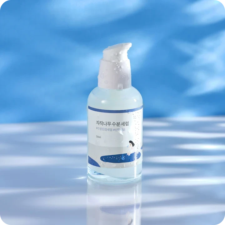 Botella Birch Moisturizing Serum ROUND LAB - fórmula con jugo de abedul
