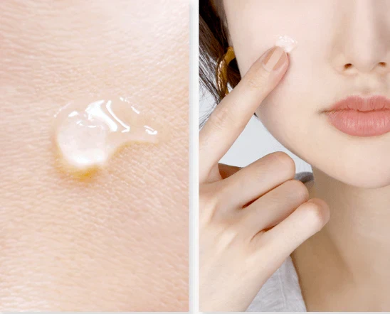 Aplicación de crema coreana Pyunkang Yul - control de acné