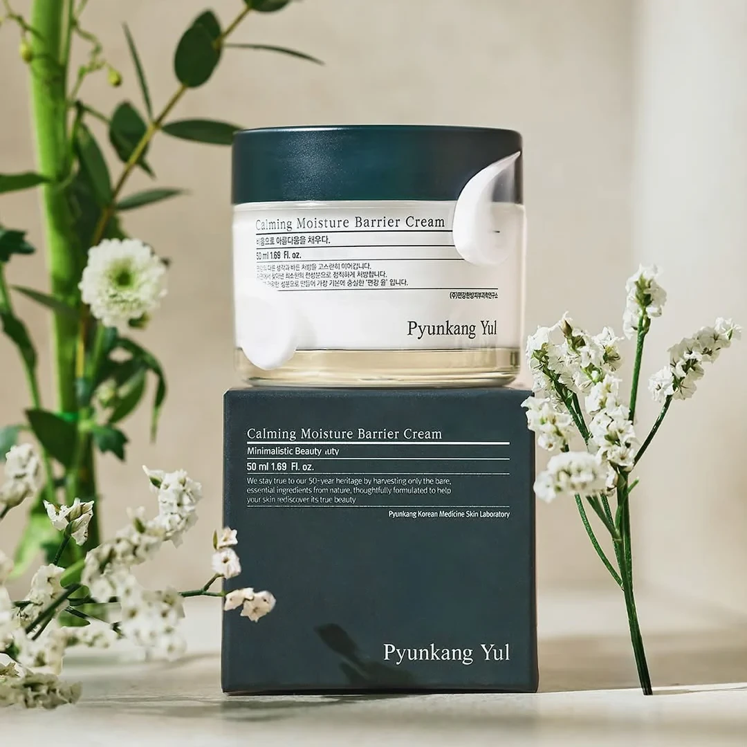 Envase Crema Barrera Calmante Pyunkang Yul 50ml - fórmula con centella