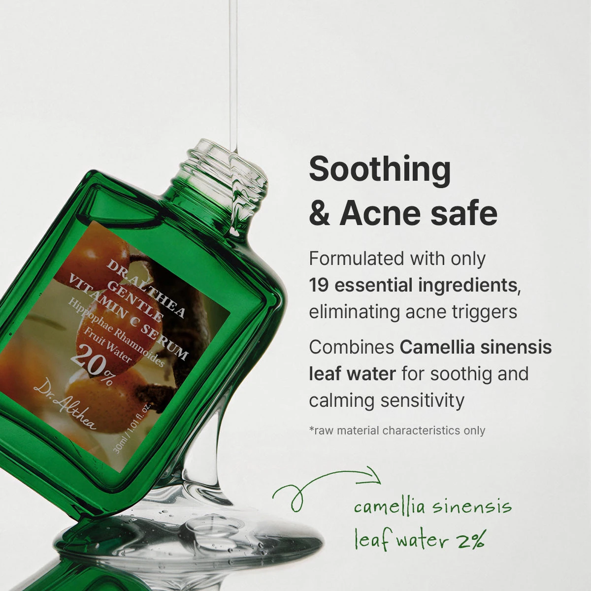Frasco del serum iluminador Dr.Althea junto a la crema 345 Relief de la misma línea
