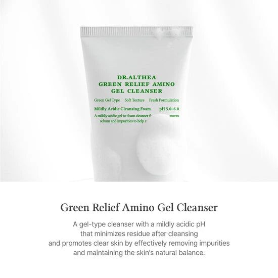 Dr.Althea Green Relief Amino Gel Cleanser - Imagen 4