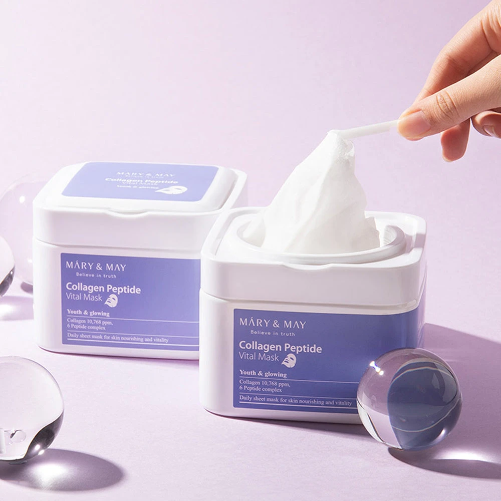 Mary&May Collagen Peptide Vital Mask - galería 6