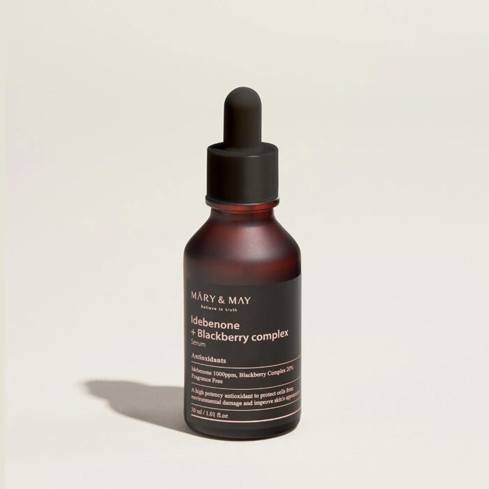 sérum idebenone blackberry Mary&May - gotero 30ml antioxidante