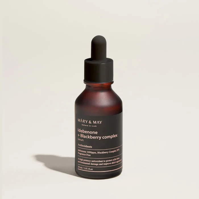 sérum idebenone blackberry Mary&May - gotero 30ml antioxidante