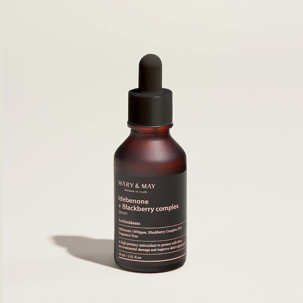 sérum idebenone blackberry Mary&May - gotero 30ml antioxidante