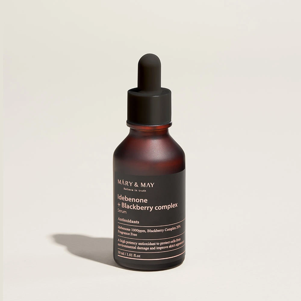 sérum idebenone blackberry Mary&May - gotero 30ml antioxidante