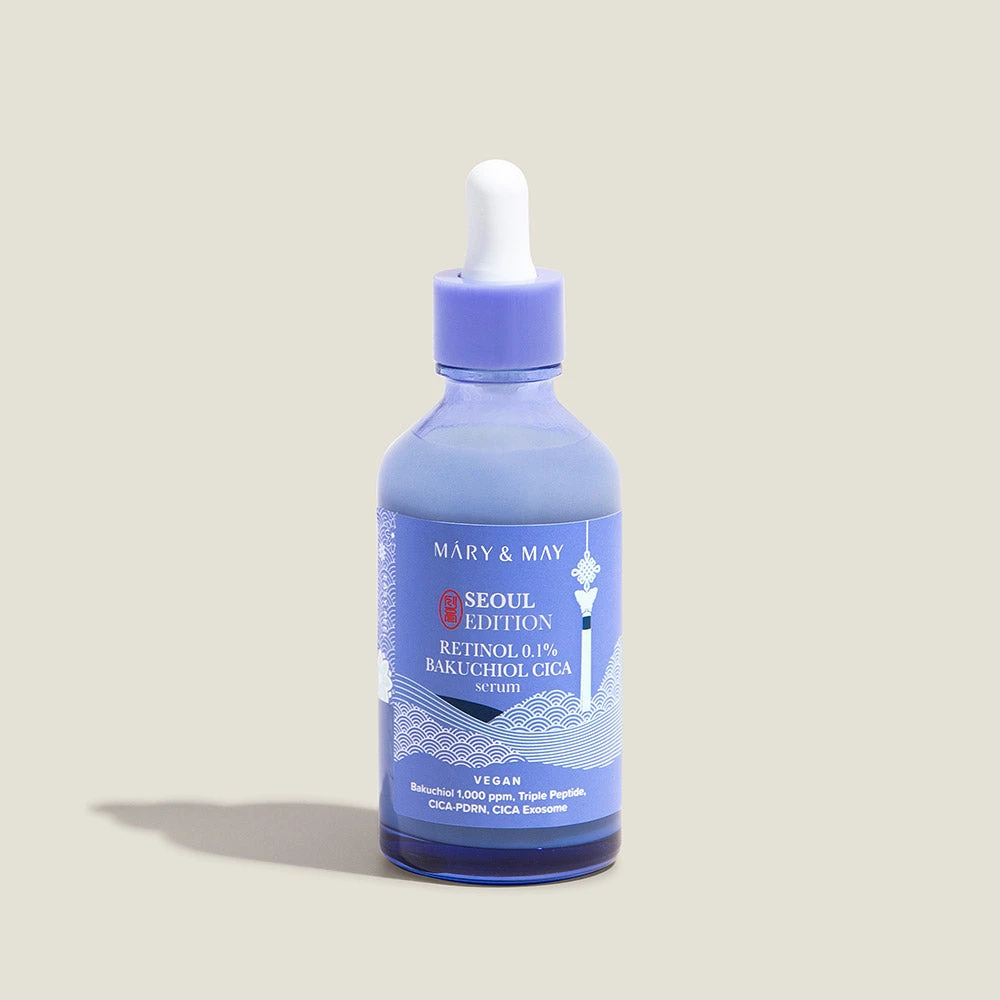 sérum retinol bakuchiol cica Mary&May - gotero 80ml antiedad