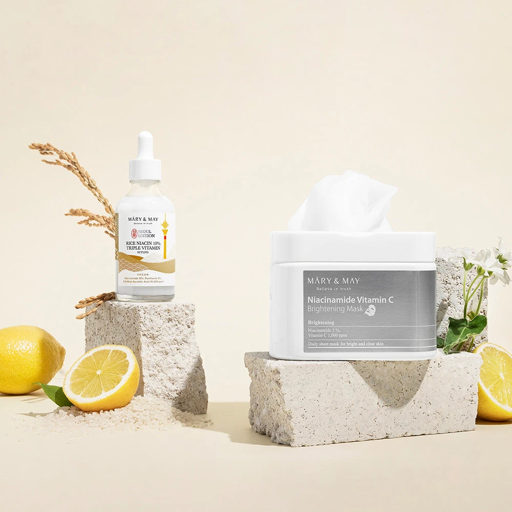 sérum rice niacin 10% triple vitamina Mary&May - galería 4