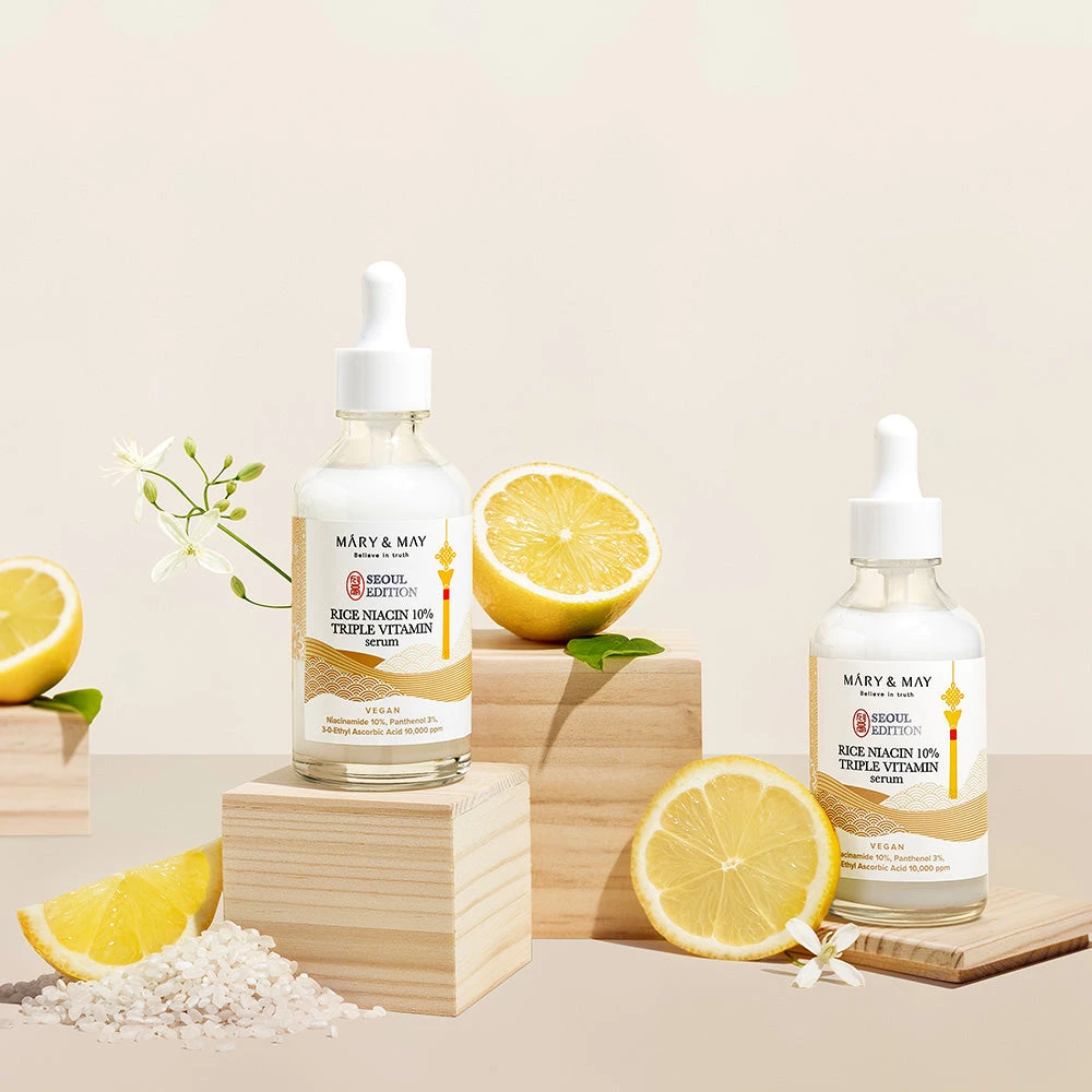 sérum rice niacin 10% triple vitamina Mary&May - galería 11