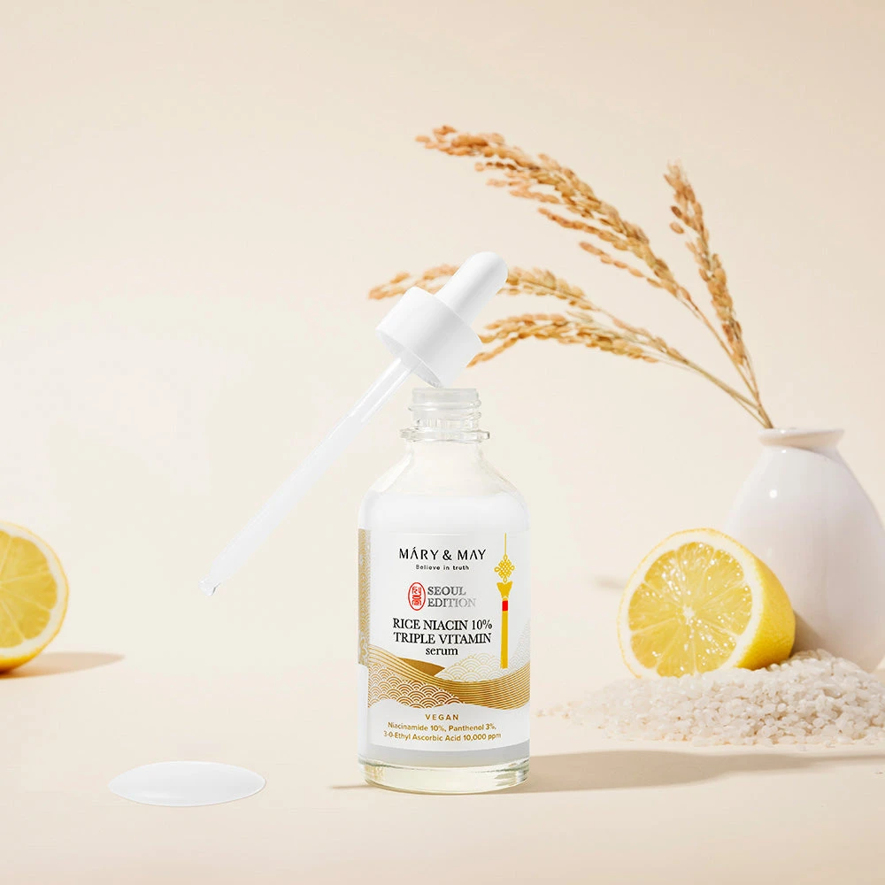 sérum rice niacin 10% triple vitamina Mary&May - galería 12