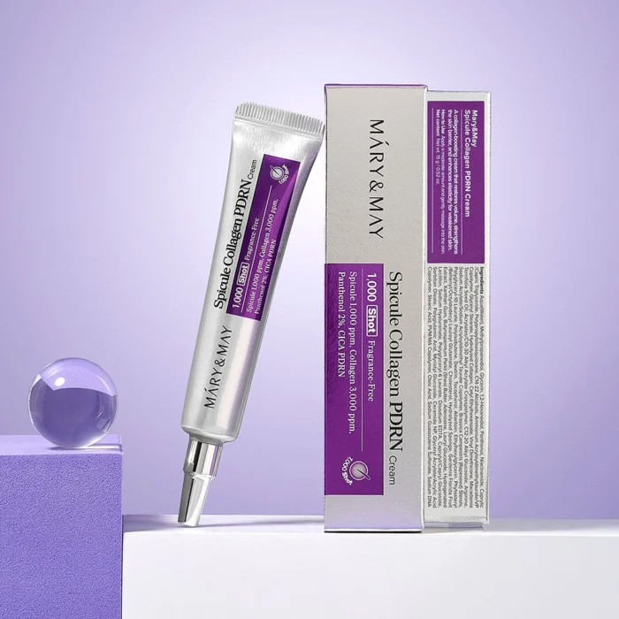 crema colágeno PDRN Mary&May - frasco 15g espículas marinas
