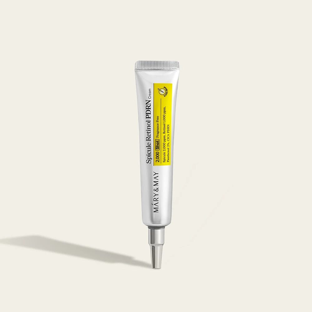 crema retinol PDRN Mary&May - textura crema ligera absorción