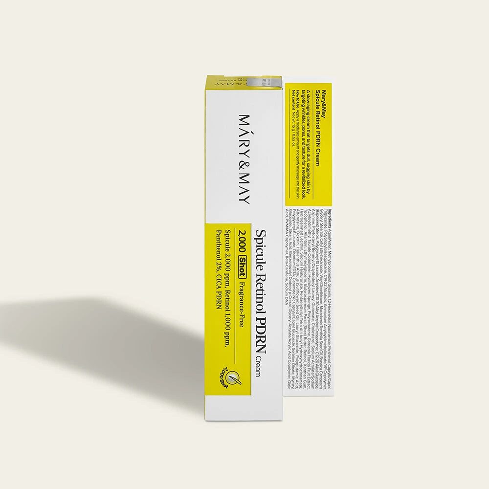 crema retinol PDRN Mary&May - retinol 0.1% nanoencapsulado visible