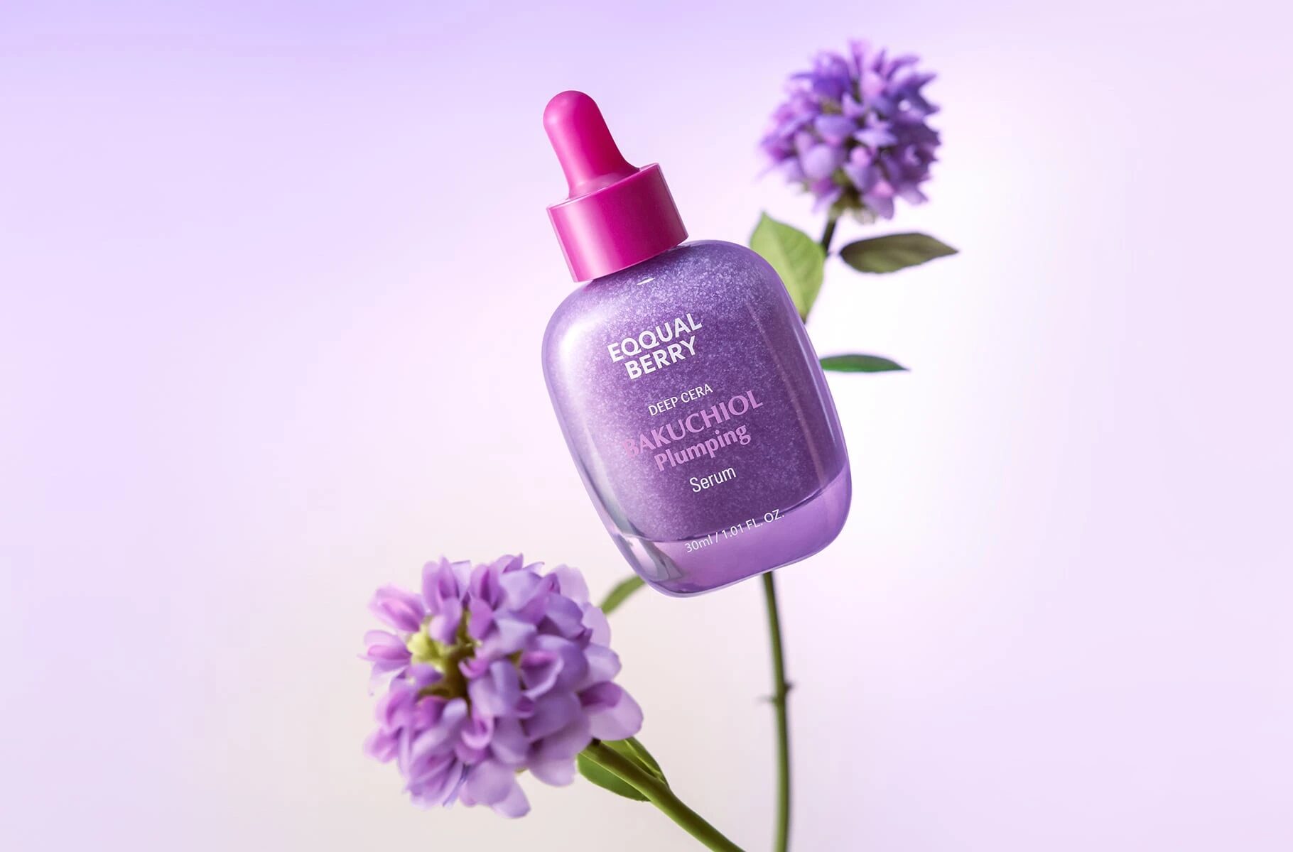 EQQUAL BERRY Deep Cera BAKUCHIOL Plumping Serum - Textura y detalles