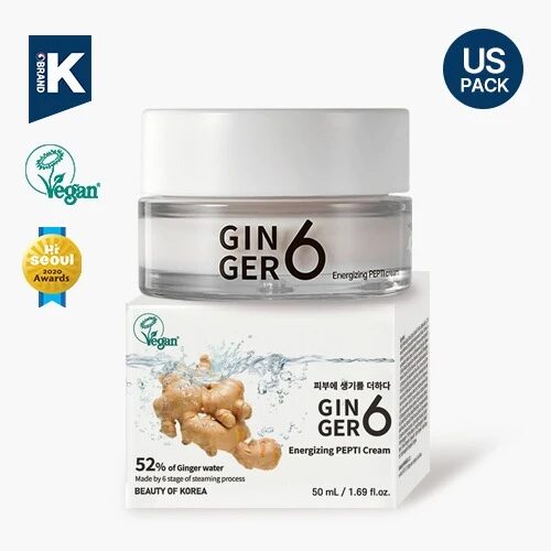 Ginger 6 Energizing Pepti Cream - Textura y detalles