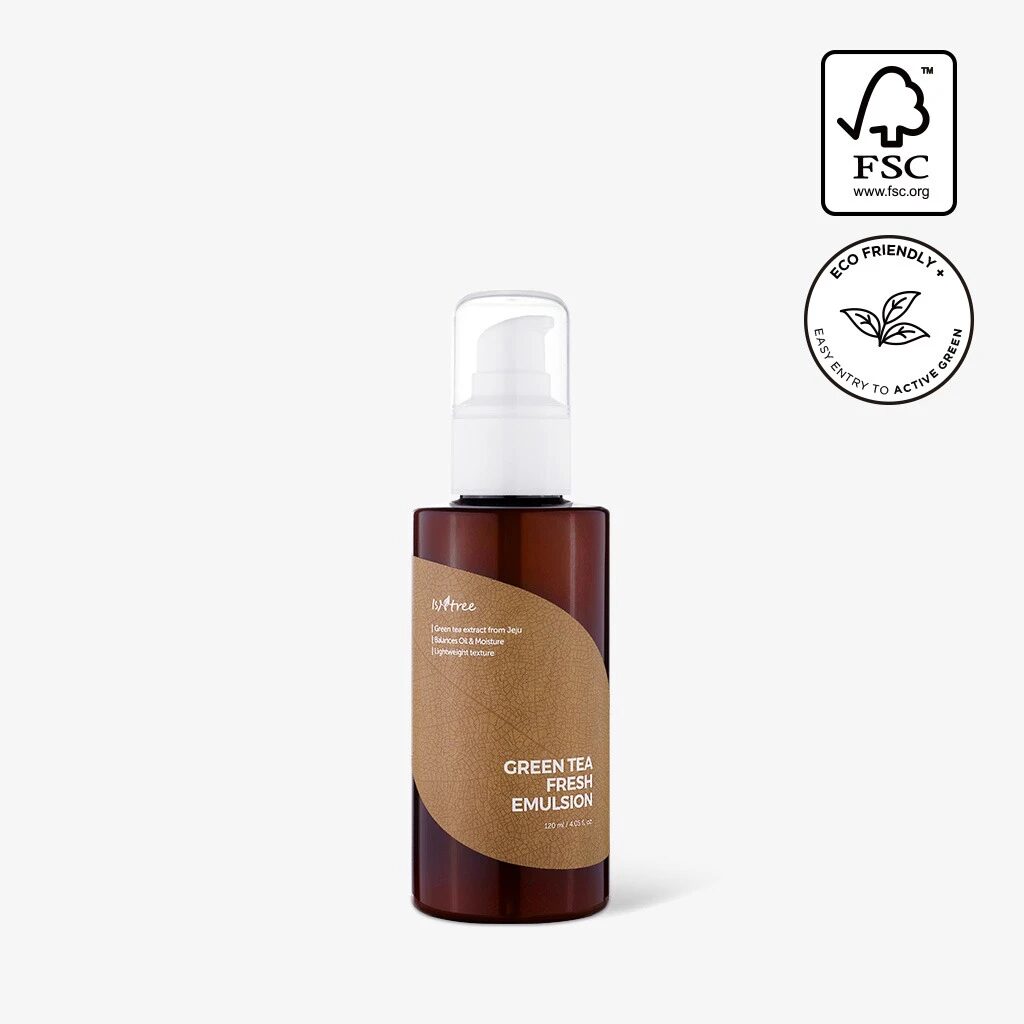 Isntree Green Tea Fresh Emulsion - Modo de uso e ingredientes