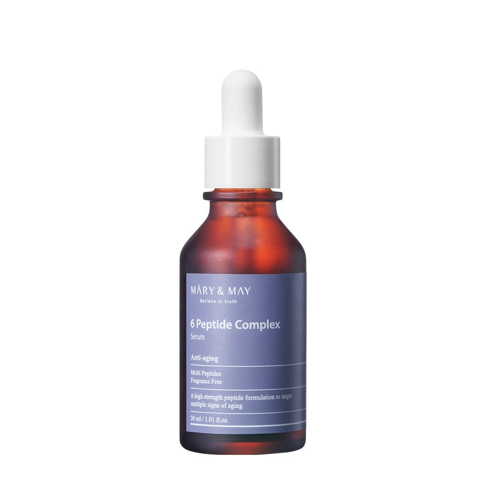 serum 6 péptidos Mary&May - Modo de uso e ingredientes