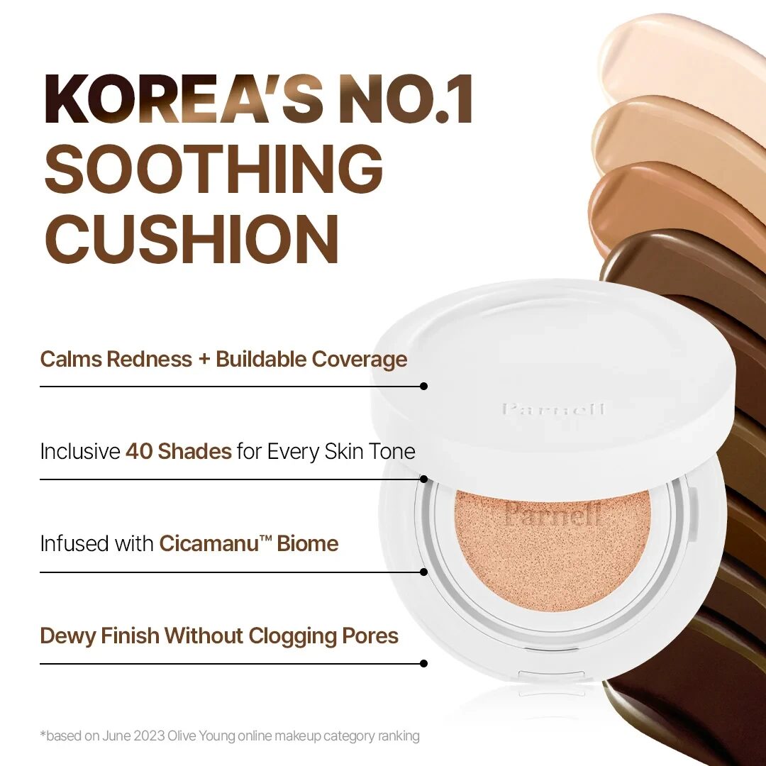 PARNELL Cicamanu Serum Cushion - Modo de uso e ingredientes