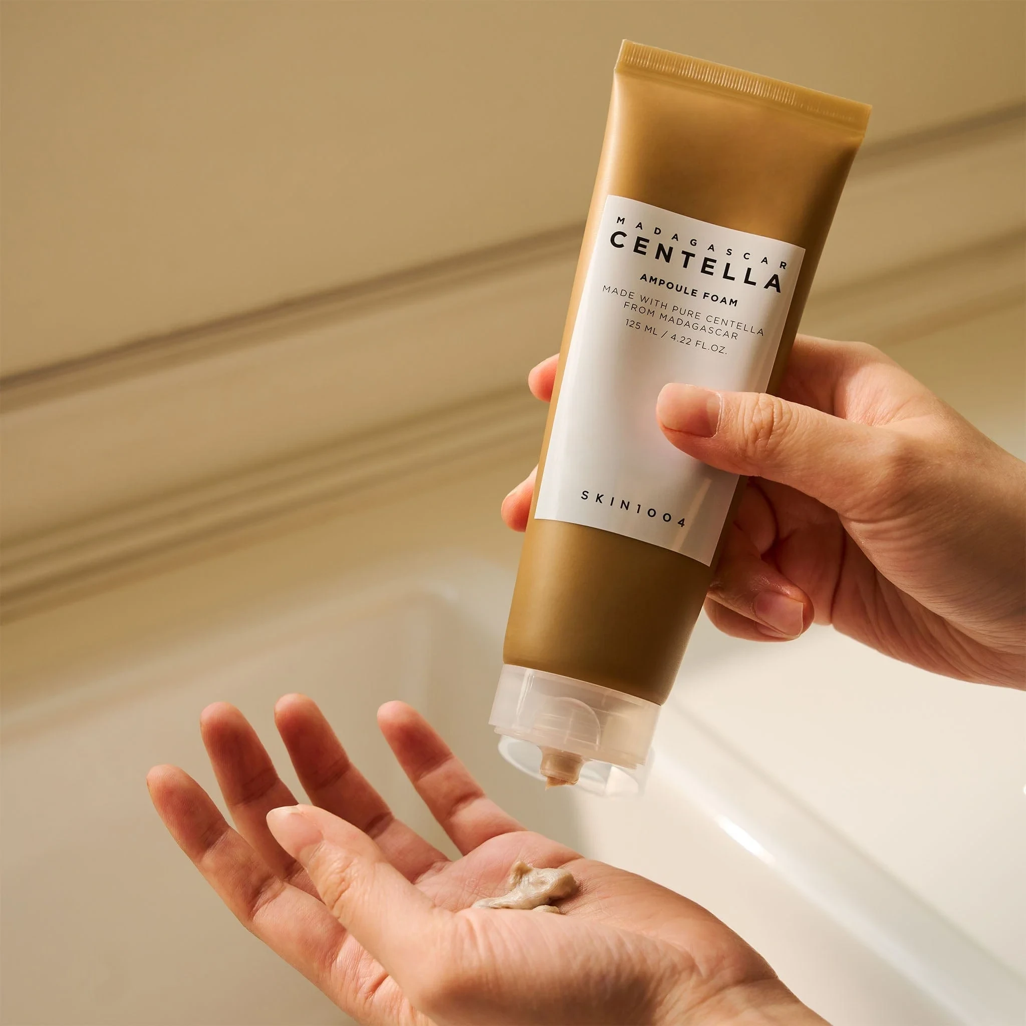 Centella Ampoule Foam - Textura y detalles