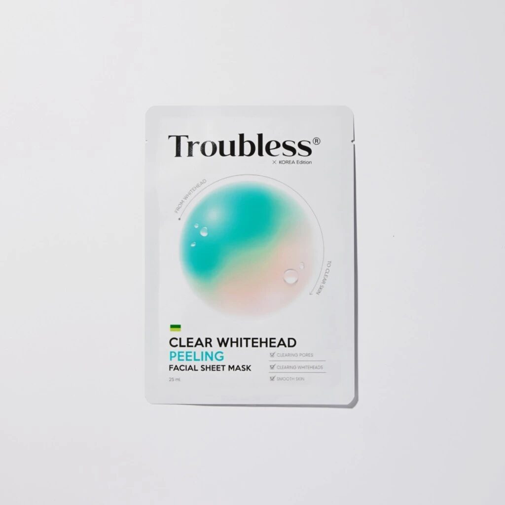 Troubless Clear Whitehead Peeling Facial Sheet Mask