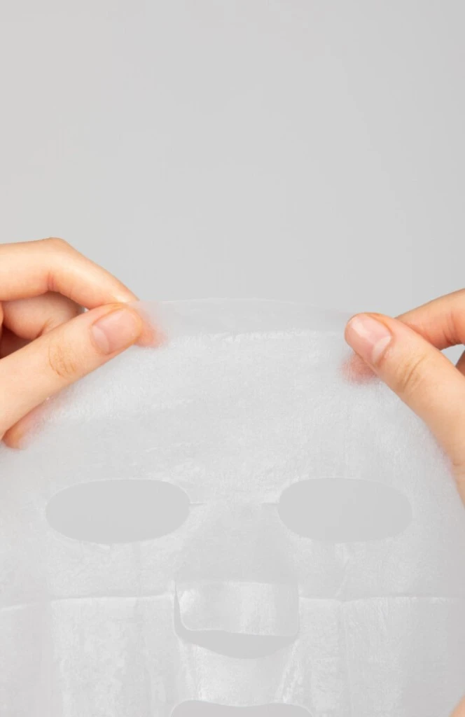 Peeling Facial Sheet Mask - Textura y detalles